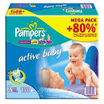 PAMPERS ACTIVE BABY MIDI 4 9 150